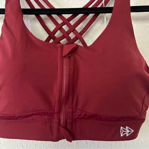 Yvette High Impact Sports Bra with Strappy Back NEW Size 12 - Picture 6 of 9